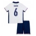 Maillot de foot Angleterre Marc Guehi #6 Domicile vêtements enfant Europe 2024 Manches Courtes (+ pantalon court)